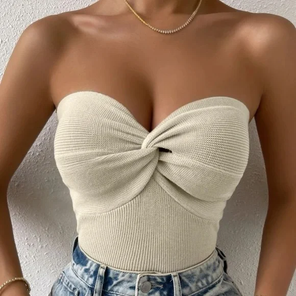 twist knit tube - Picture 2 of 5